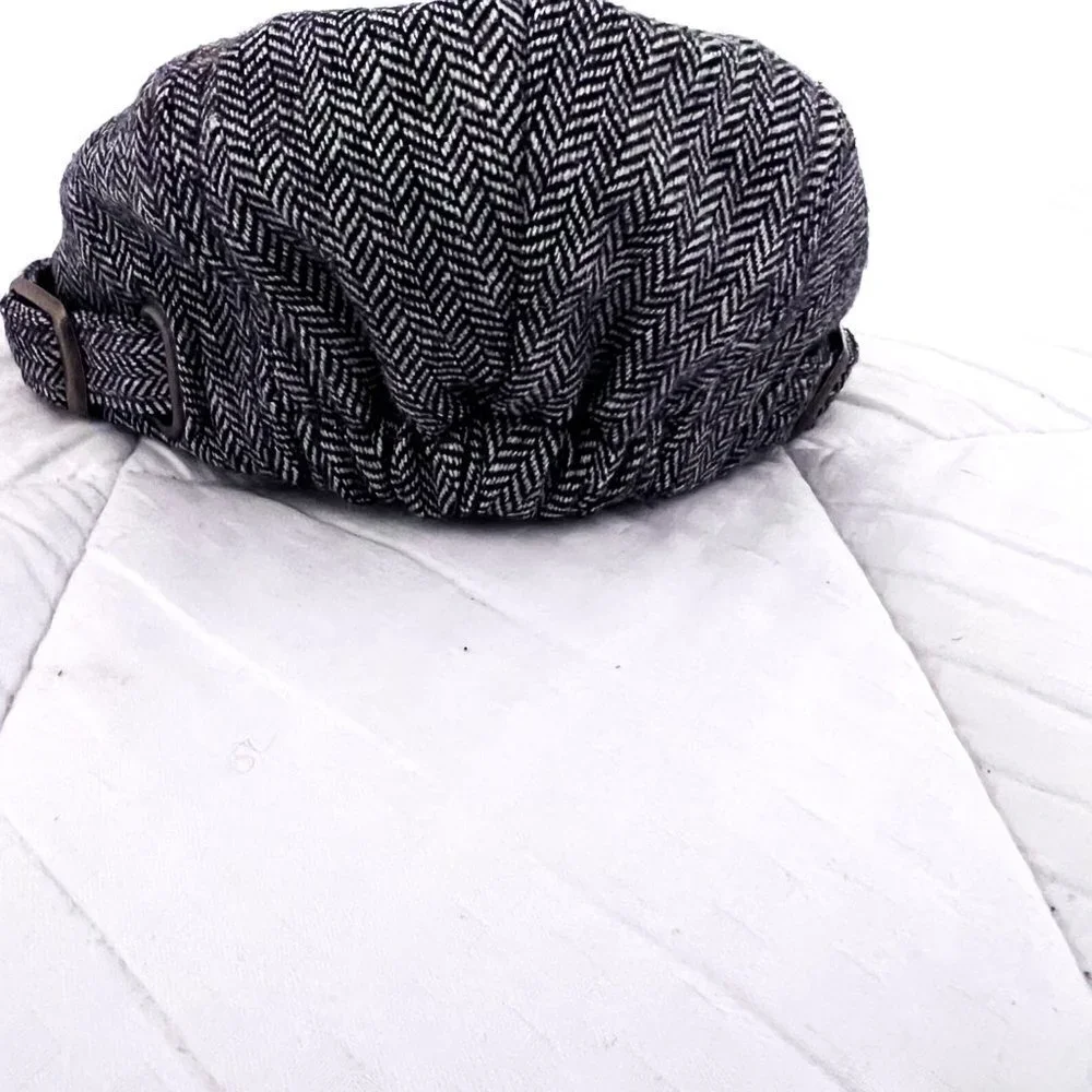 Baby Gap Wool Blend Herringbone Newsboy cap hat Size XS/S